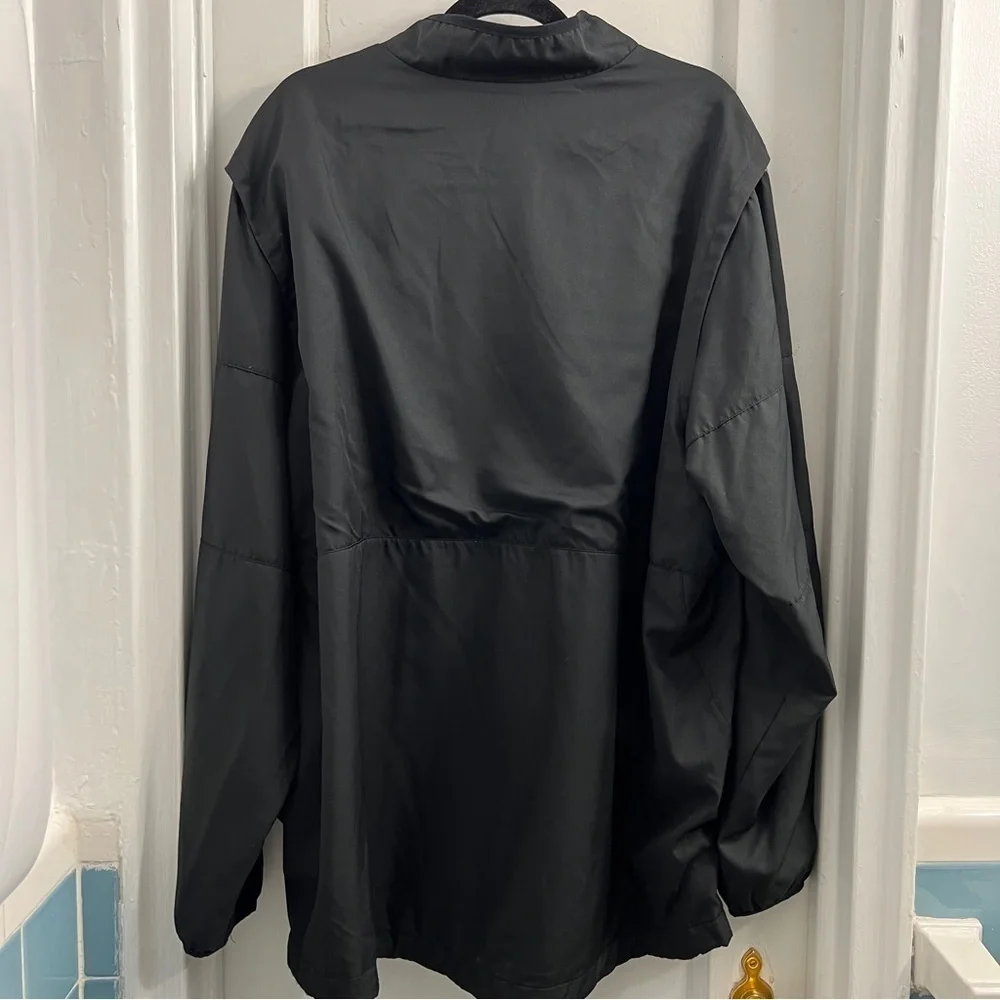 Nike Black Lightweight Casual Athletic Jacket‎ Vintage Atlanta Braves, size XXL